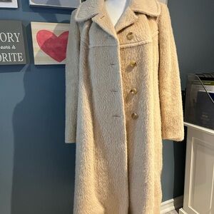 Vintage, mohair car coat